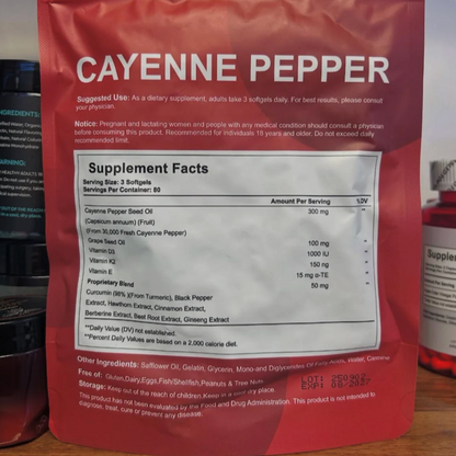 CayenneRevive™ Soft Pepper Capsules